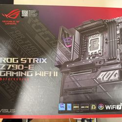 ASUS ROG Strix Z790-E Gaming WiFi II LGA 1700(Intel 14th & 13th & 12th Gen)ATX gaming motherboard