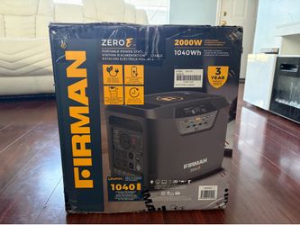 Firman ZeroE Portable Power Station (Model E201001). It is a battery-powered generator (often used for home backup, camping, tailgating, or off-grid p