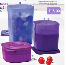 New Tupperware 3pc set refri fresh.
