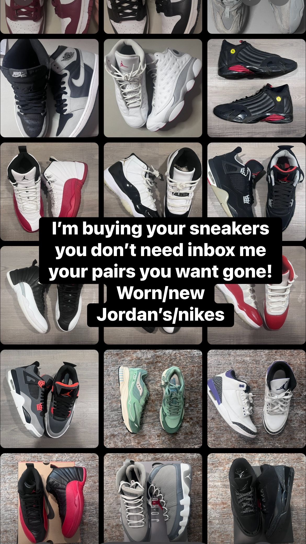 Air Jordan Nike Yeezy Dunks Etc