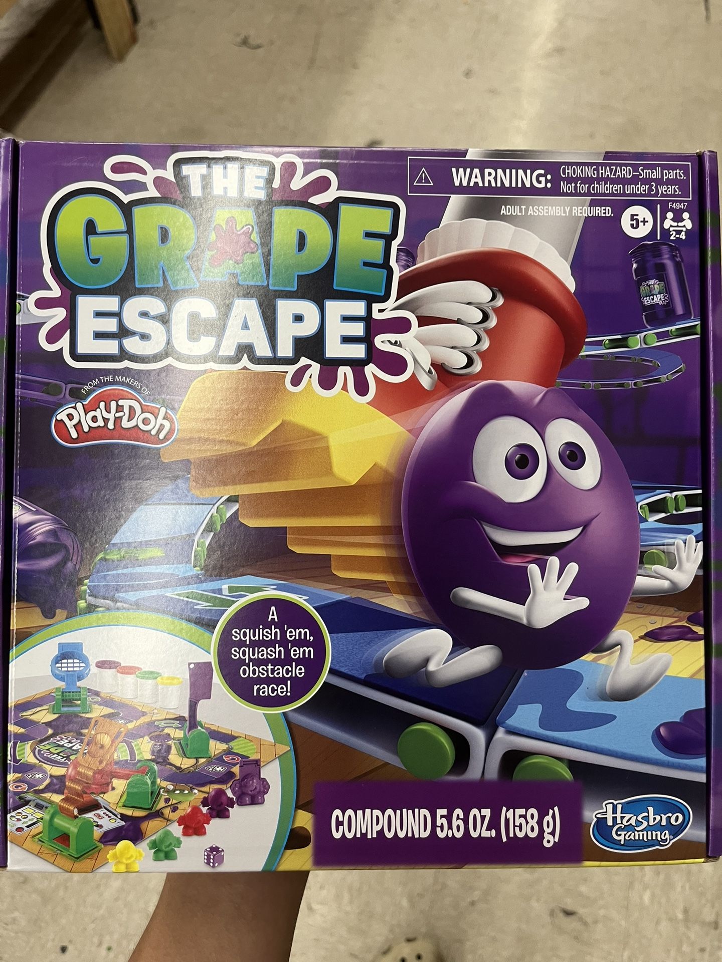 Play-doh  The Grape Scape Board Game 