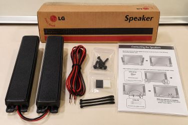 LG SP0000K Monitor Speaker Set – Pair with Accessories