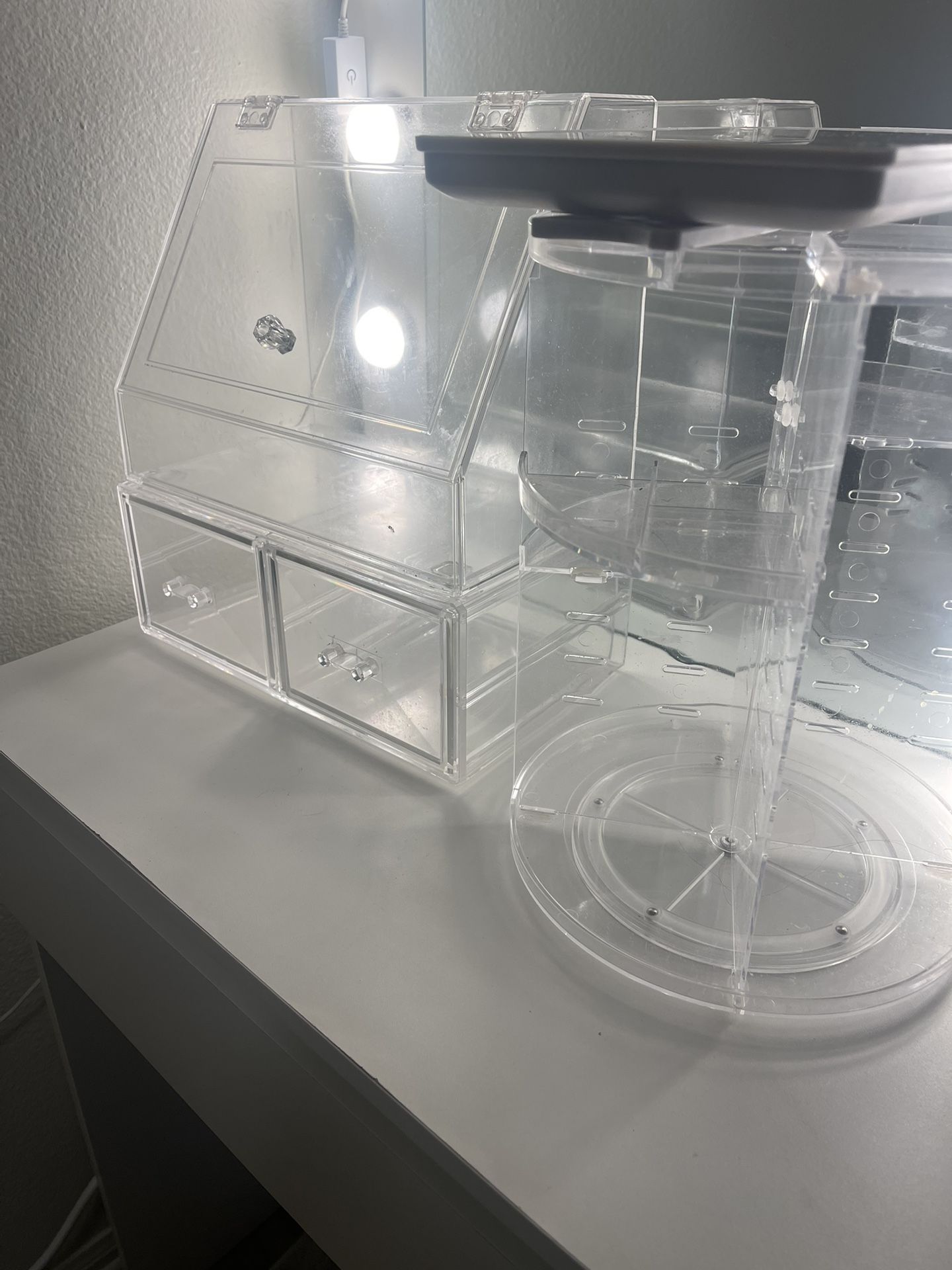 Acrylic Organizers For Girls Room Makeup