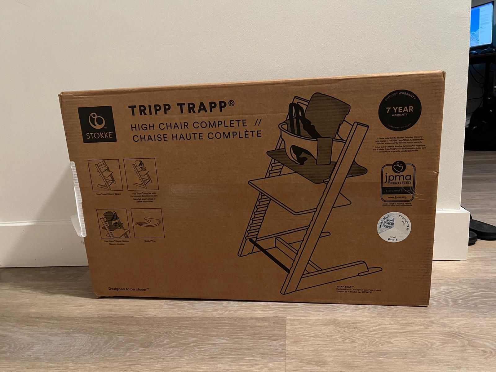 Stokke Tripp Trapp High Chair. Brand New