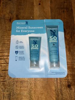 Blue Lizard Sunscreen Lotion SPF50 (1) 5 oz + (2) 3 oz Bottles Brand New
