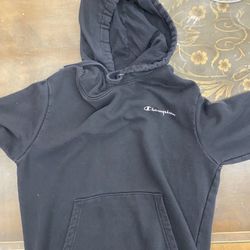 Medium champion black sweatshirt 