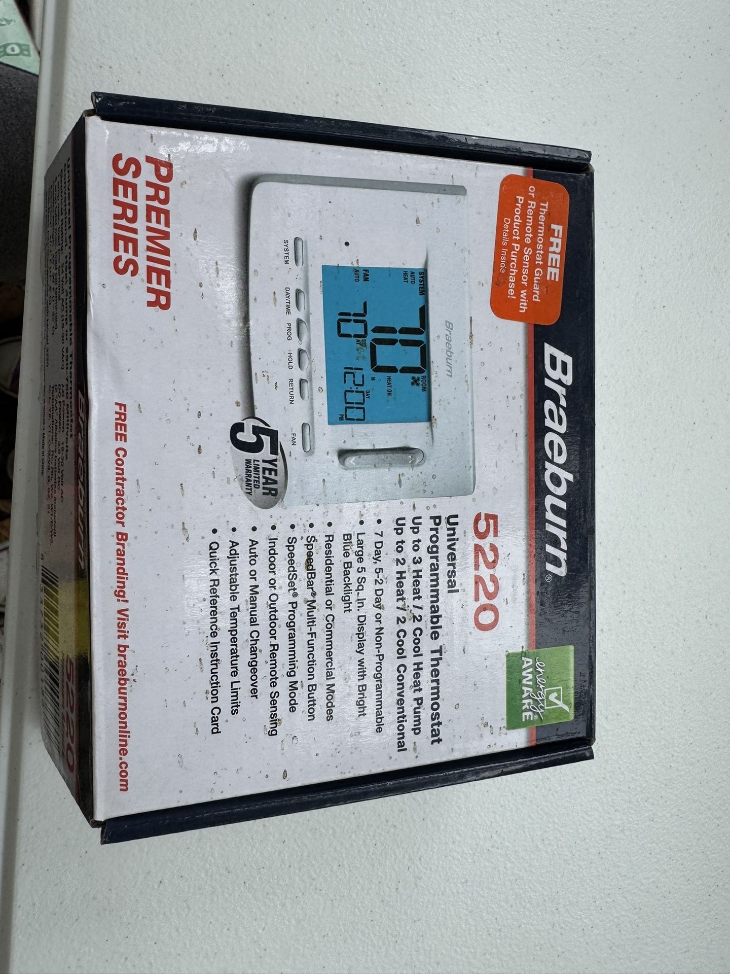Braeburn 5220 Thermostat