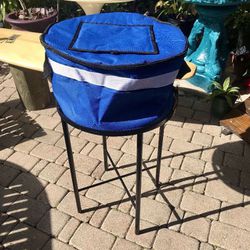 Cooler Tub and Stand-Cooler: 17.5”W x 10.5, H/Stand: 22”H