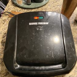 George Foreman Removable Plate Electric Indoor Grill Model #GRP-1060B-T