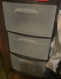 3 drawer plastic dresser