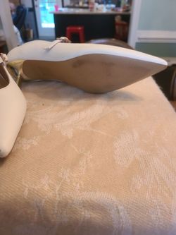 White Journee Collection Kitten Heel Pumps