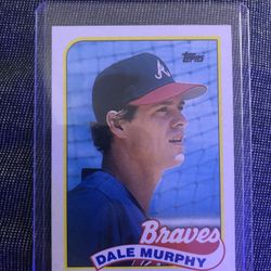 1989 Topps Dale Murphy Baseball Card 