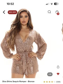 Sequins Romper