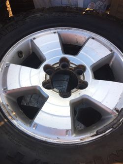 4 tire and wheel for Toyota Tacoma or 4Runner