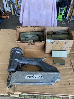 Dou-fast air, staple gun