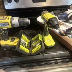 Ryobi Drills And Misc