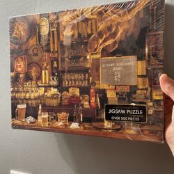 Vintage Hallmark/Springbok 500+ Puzzle. "Here's To Happy Hour" 18 x 23.5