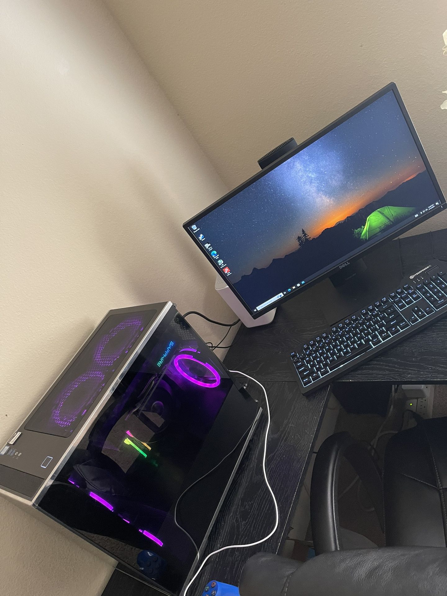 Gaming Pc With 4k Dell Monitor & All Accessories 