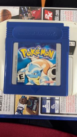 Pokémon blue for gameboy