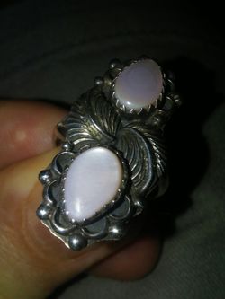Very old sterling silver ring.hand made