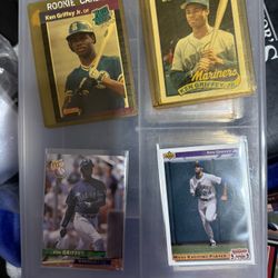 Four Ken Griffey Jr. Cards