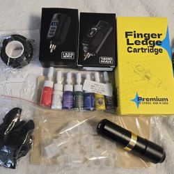 Beginners Tattoo Kit w/ Multiple Supplies