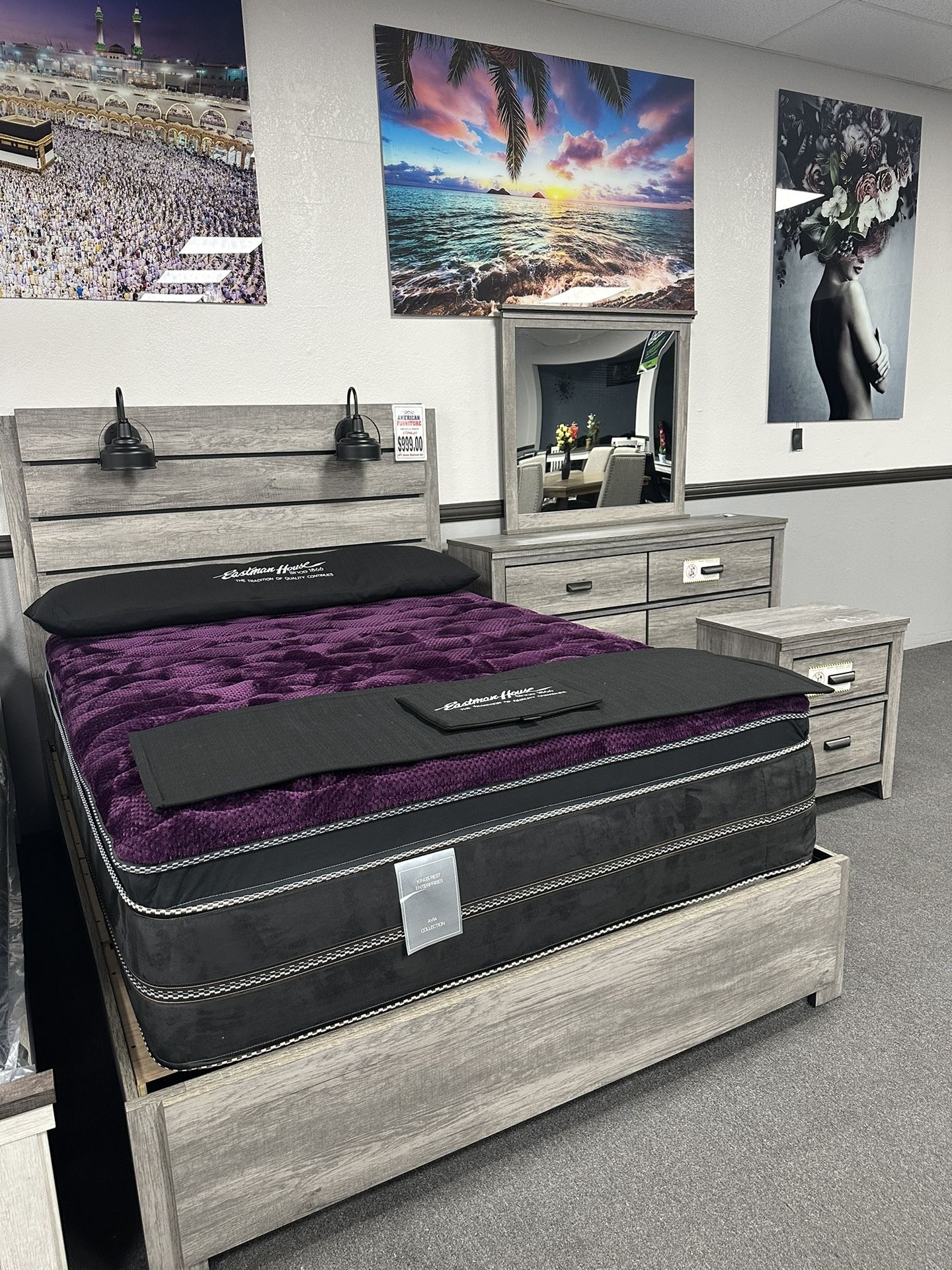 4PC Queen Bedroom Set