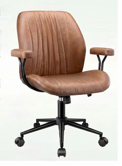 Stella Mia Mid-Back Ergonomic Office Chair - BROWN