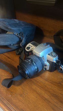 Vintage Nikon camera in case