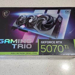 MSI nvidia Geforce RTX 5070 Ti 16G gaming trio OC 16gb GDDR7 PCI express gen 5 graphics card