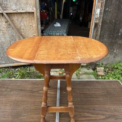 Vintage Drop Leaf Table North West Chair Co 25 Inches Tall 33Inches Long 22 Inches Wide 