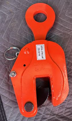 NORJIN Vertical Plate Clamp, 4400lbs/2T Plate Lifting Clamp, Metal Steel Plate Clamp for Lifting and Transporting - Opening up to 1''