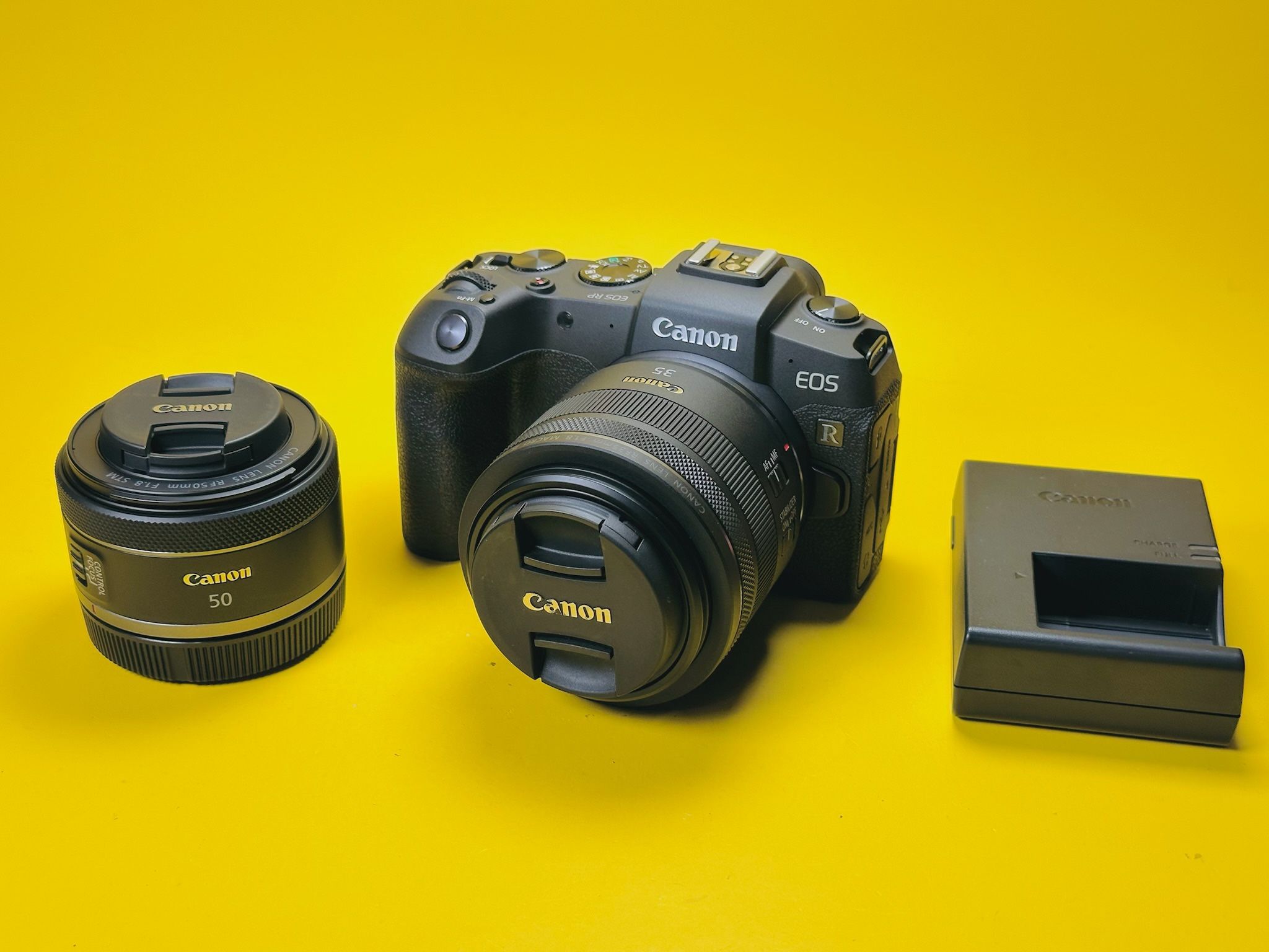 Canon EOS RP w/ RF 50mm, RF 35mm lens