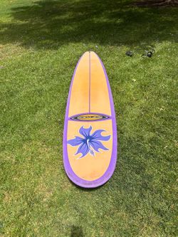 Soft tops longboard surfboard with leash