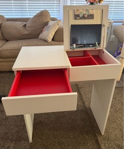 IKEA BRIMNES Vanity / Dressing Table with Mirror – White