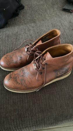 Red wings boots size 12