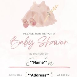 Digital Custom Invitation 