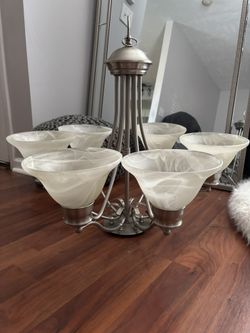 6 Light Fixture Chandelier