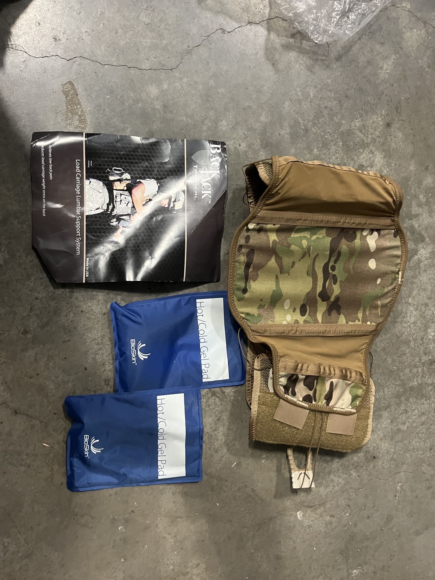 Backjack Tactical Load Carriage Lumbar Support System