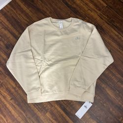 Cream Color Alo Crewneck
