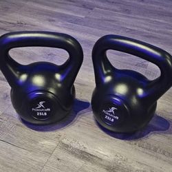 25lb Kettlebell Set