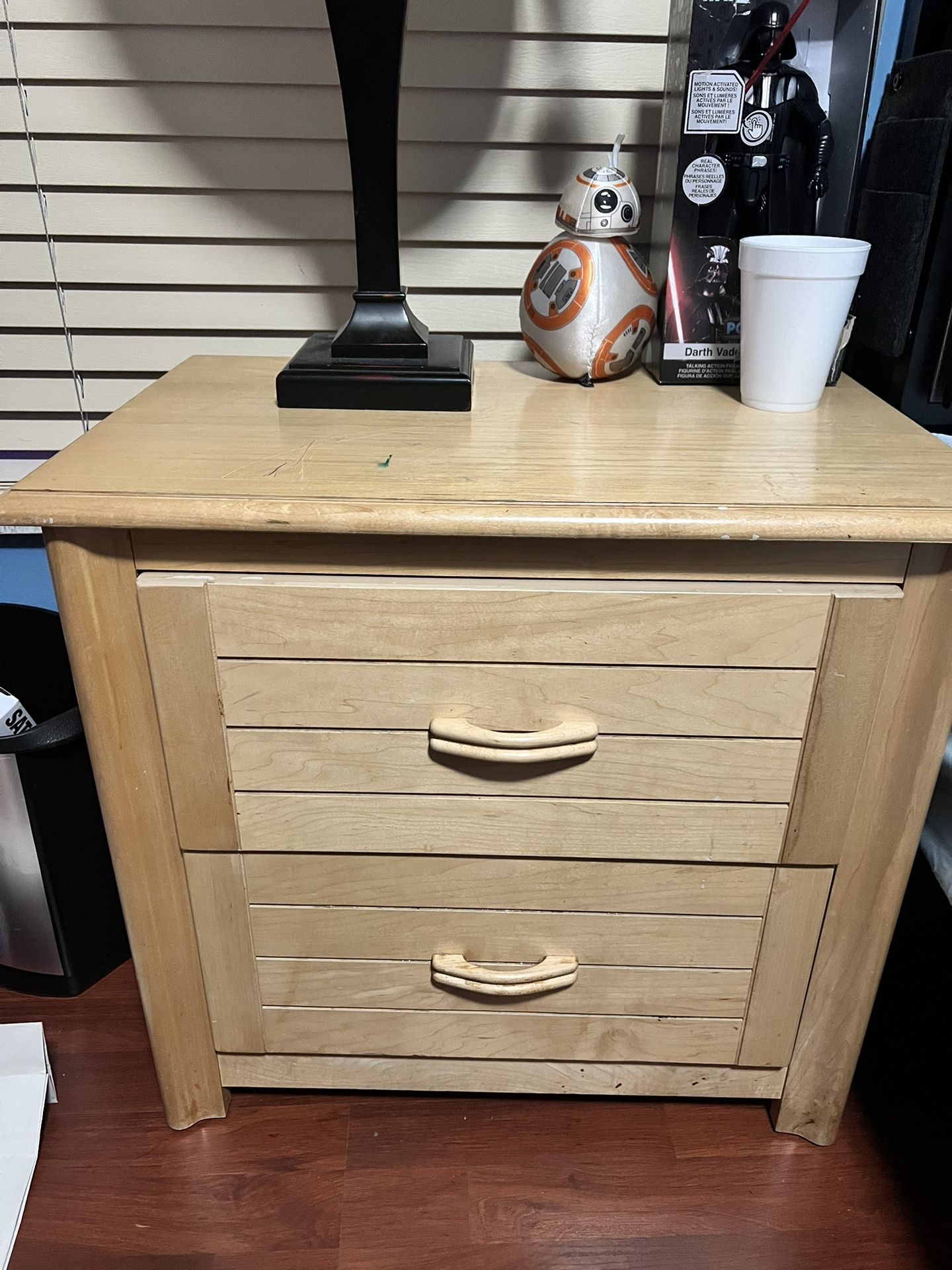 Twin Bed And Nightstand Solid Wood