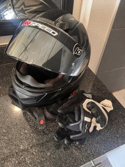 Sedici Strata 2 Stars & Stripes. Helmet LARGE + Gloves