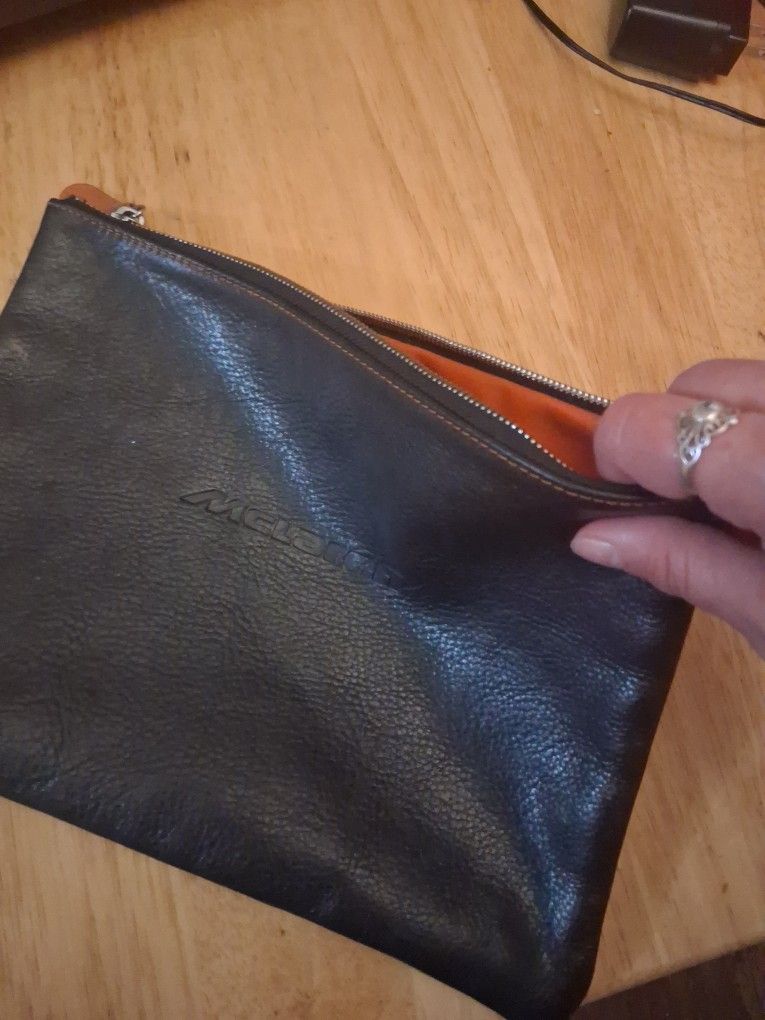 McLaren Pebble Leather Owners Manual Holder Handmade By Ghurka