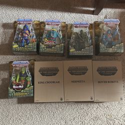 He-man masters of the universe new sealed lot of 8 figures