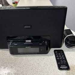 Sony Personal Audio Docking System ICF-CS15iP, Dream Machine, Auto Time Set. Working