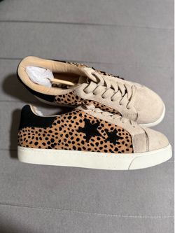 Soda Wander cheetah print sneakers