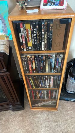 I have alot Of DVD for sale. With the wooden case that holds them In!