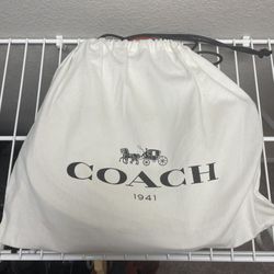 Coach Purse Red And White