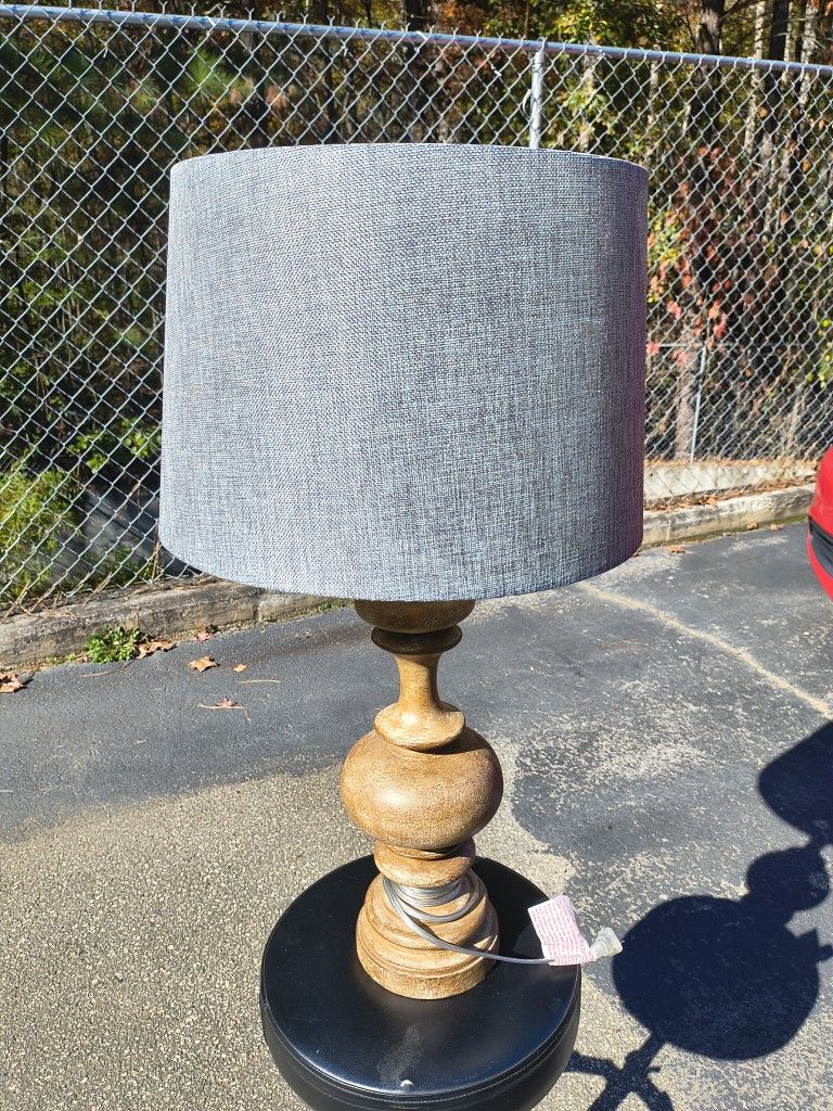 Wooden Table Lamp
